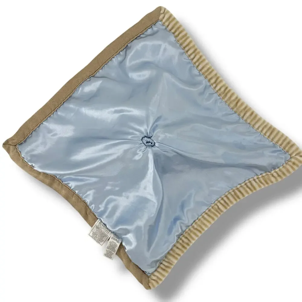 Carters Rattle Bear Lovey Security Blanket My First Teddy Satin Back